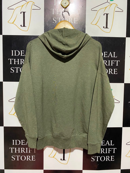 BUFFALO |M| BUST 23| A18| BITTON WOMEN’S OLIVE GREEN OVERSIZED HOODIE