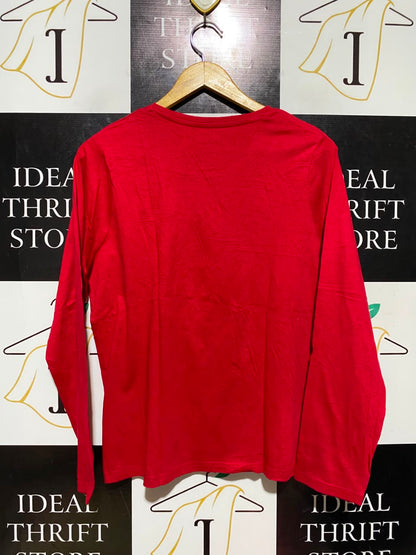 PRIMARK CARES |S| BUST 19| A18| DISNEY MICKEY MOUSE "MERRY CHRISTMAS" LONG-SLEEVE T-SHIRT