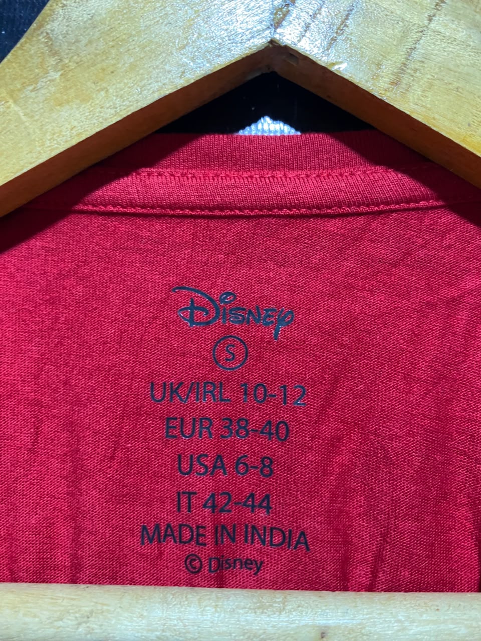 PRIMARK CARES |S| BUST 19| A18| DISNEY MICKEY MOUSE "MERRY CHRISTMAS" LONG-SLEEVE T-SHIRT