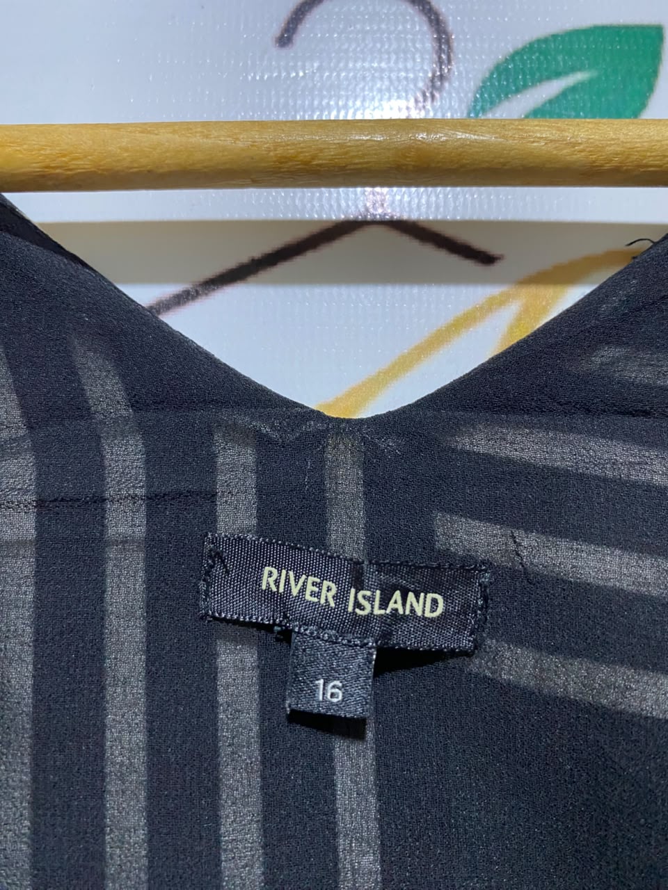 RIVER ISLAND |L| BUST 19| A18| WOMEN’S GEOMETRIC STRIPED CAMISOLE DRESS