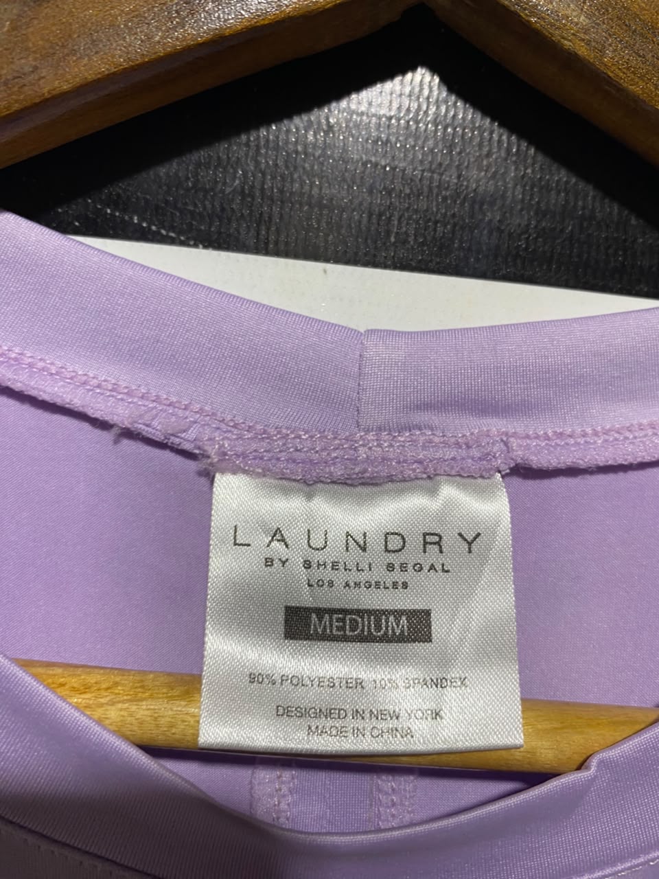 LAUNDRY |M| BUST 17| A17| WOMEN’S LAVENDER CASUAL SLEEVELESS TANK TOP