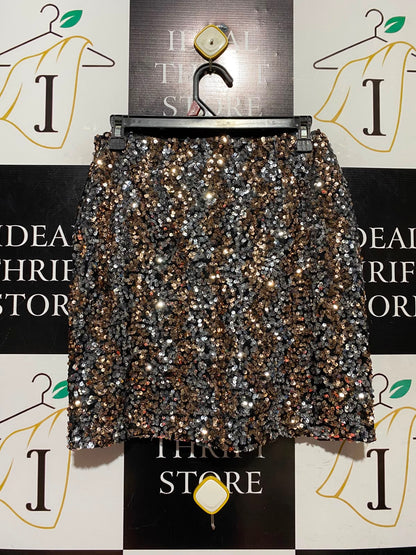 DOROTHY PERKINS |M| WAIST 28| A17| MULTI-TONAL SEQUIN EMBELLISHED MINI SKIRT