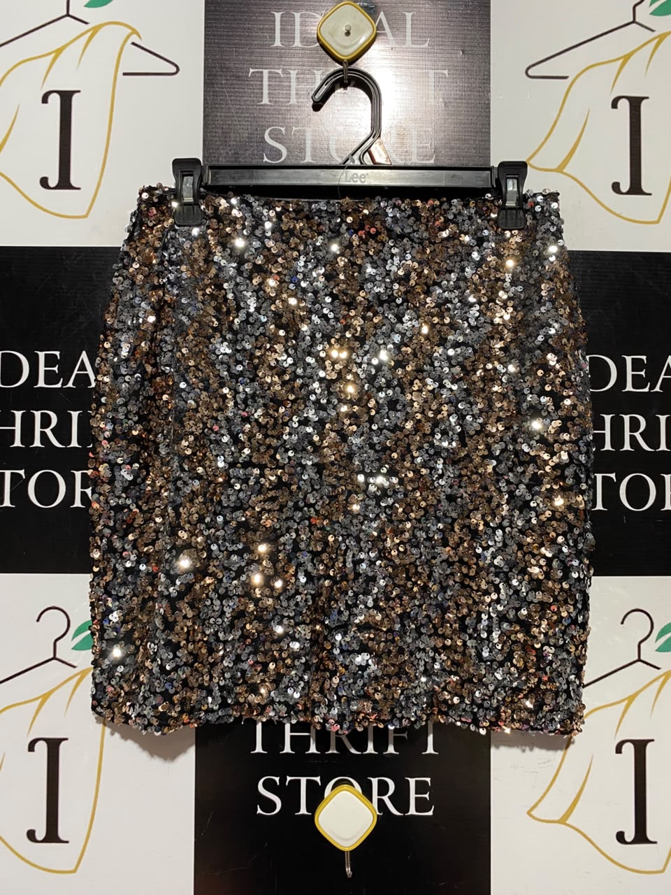 DOROTHY PERKINS |M| WAIST 28| A17| MULTI-TONAL SEQUIN EMBELLISHED MINI SKIRT