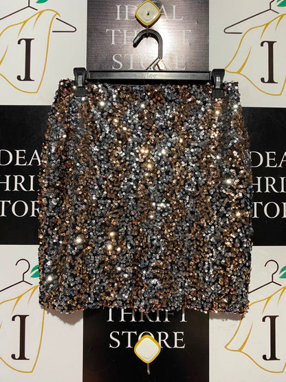 DOROTHY PERKINS |M| WAIST 28| A17| MULTI-TONAL SEQUIN EMBELLISHED MINI SKIRT