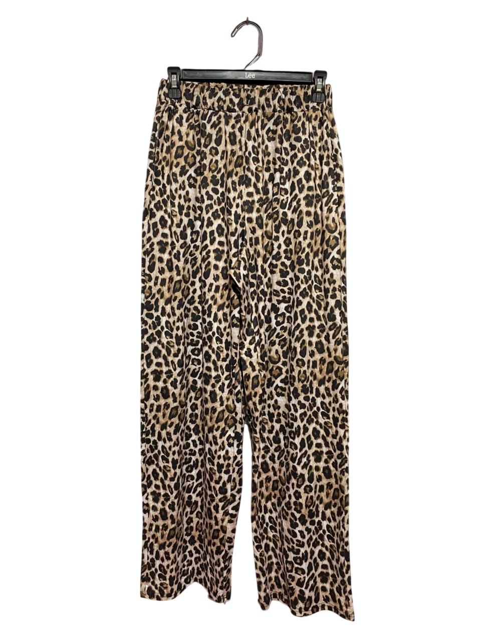 SHEIN |S| WAIST 26| A19| LEOPARD ANIMAL PRINT ELASTIC WAIST CASUAL PANTS