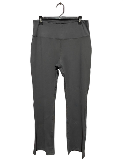 PRIMARK |L| WAIST 31| A19| CHARCOAL GREY HIGH-WAISTED ATHLETIC FLARE LEGGINGS