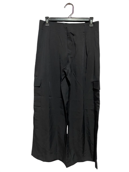 THE PRIMARK EDIT |L| WAIST 30| A19| CLASSIC BLACK UTILITY CARGO PANTS