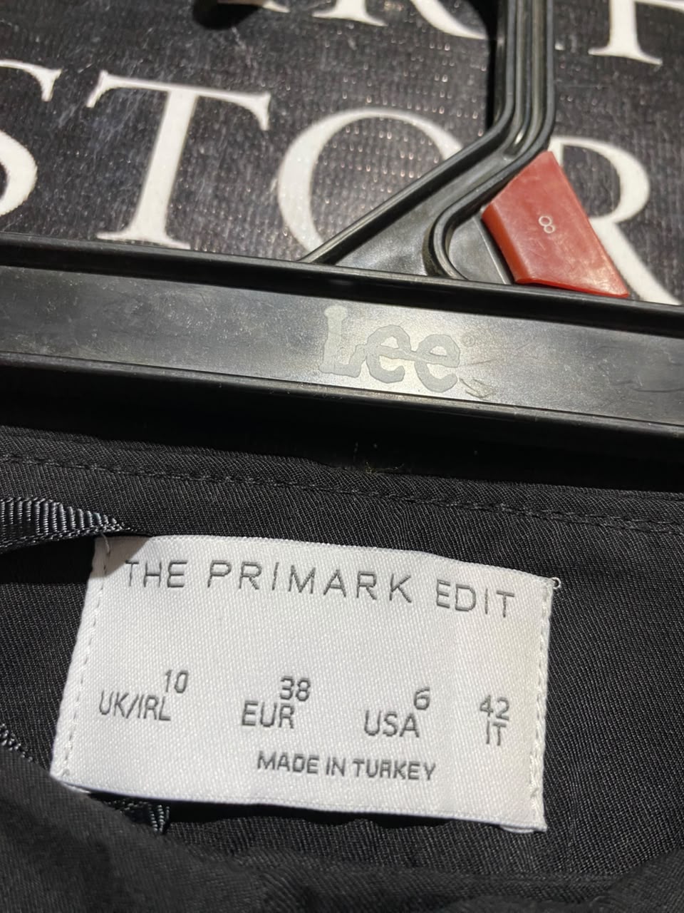 THE PRIMARK EDIT |L| WAIST 30| A19| CLASSIC BLACK UTILITY CARGO PANTS