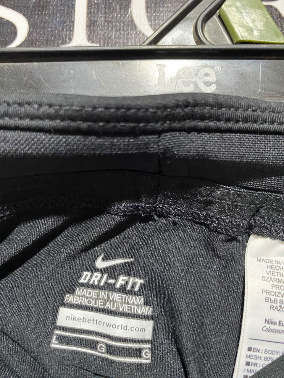 NIKE |L| WAIST 30| A19| BLACK PERFORMANCE RUNNING TIGHTS