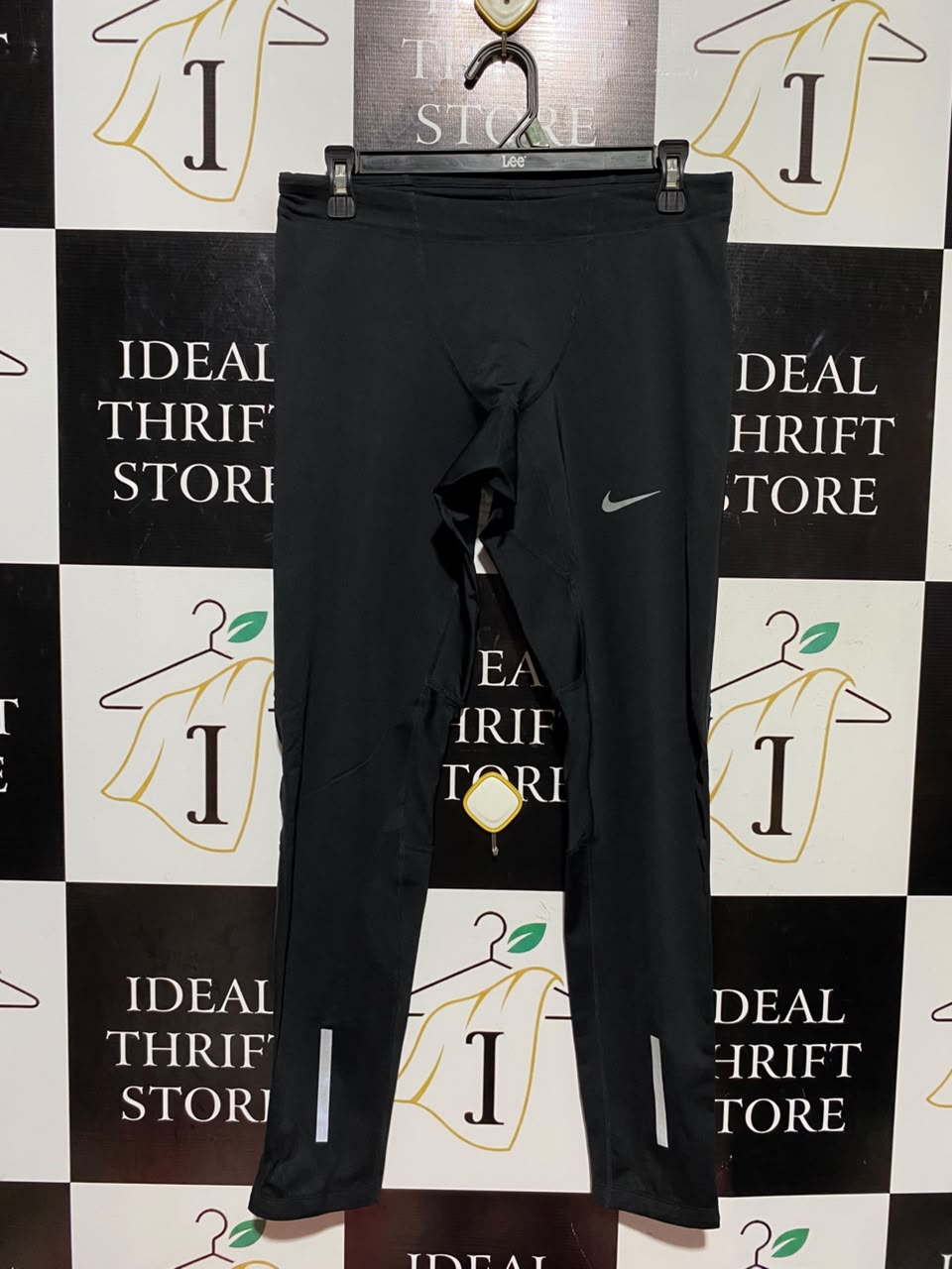NIKE |L| WAIST 30| A19| BLACK PERFORMANCE RUNNING TIGHTS