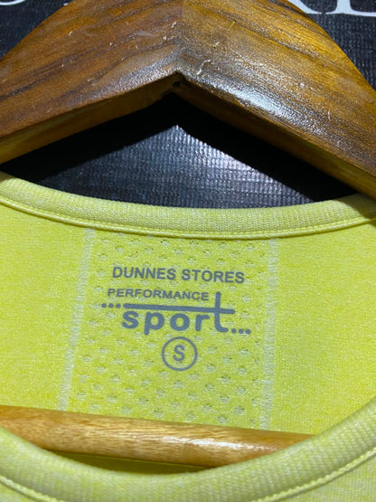 DUNNES STORES |M| BUST 16| A19|  SPORT NEON YELLOW ACTIVE T-SHIRT