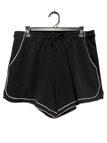 TARGET ACTIVE |L| WAIST 34| A19| BLACK CONTRAST PIPED LOUNGE SHORTS
