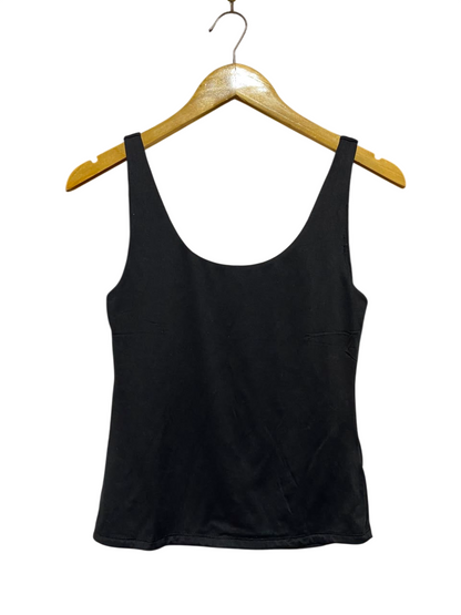 H&M |S| BUST 14| A1| CLASSIC BLACK SCOOP NECK TANK TOP