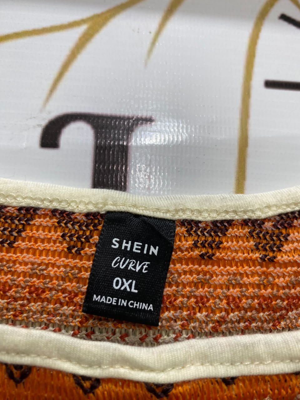 SHEIN CURVE |XL| BUST 17| A20| BOHO STRIPED KNIT MIDI TANK DRESS