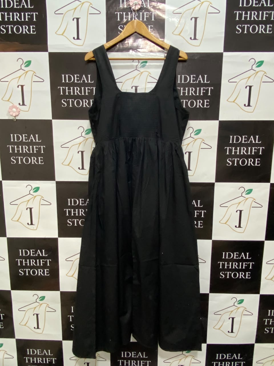 NEXT |L| BUST 20| A20| CLASSIC BLACK SLEEVELESS MIDI MAXI DRESS
