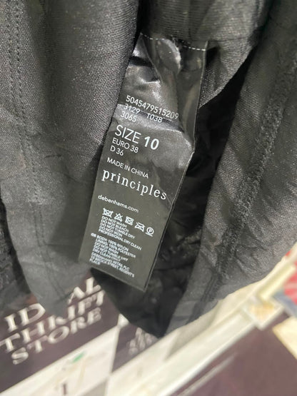 PRINCIPLE |M| BUST 17| A20| BLACK SEQUIN EMBELLISHED LACE SLEEVELESS PARTY DRESS