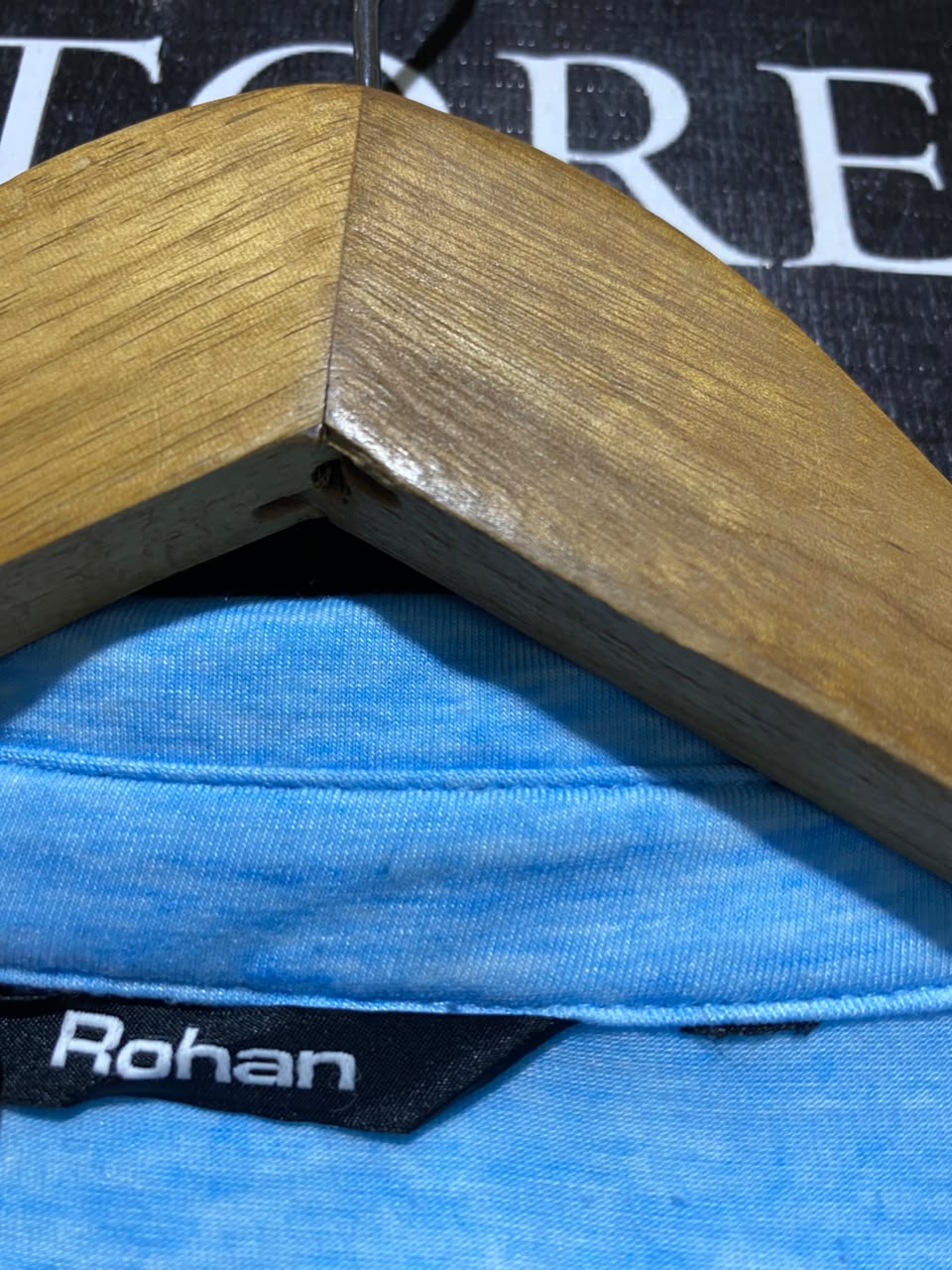 ROHAN |L| BUST 21| A1| LIGHT BLUE MELANGE SHORT SLEEVE POLO SHIRT