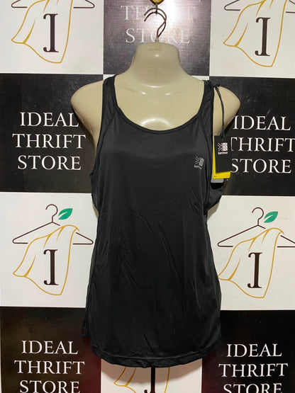 KARRIMOR |L| BUST 19| A19| BLACK ATHLETIC RUNNING TANK TOP