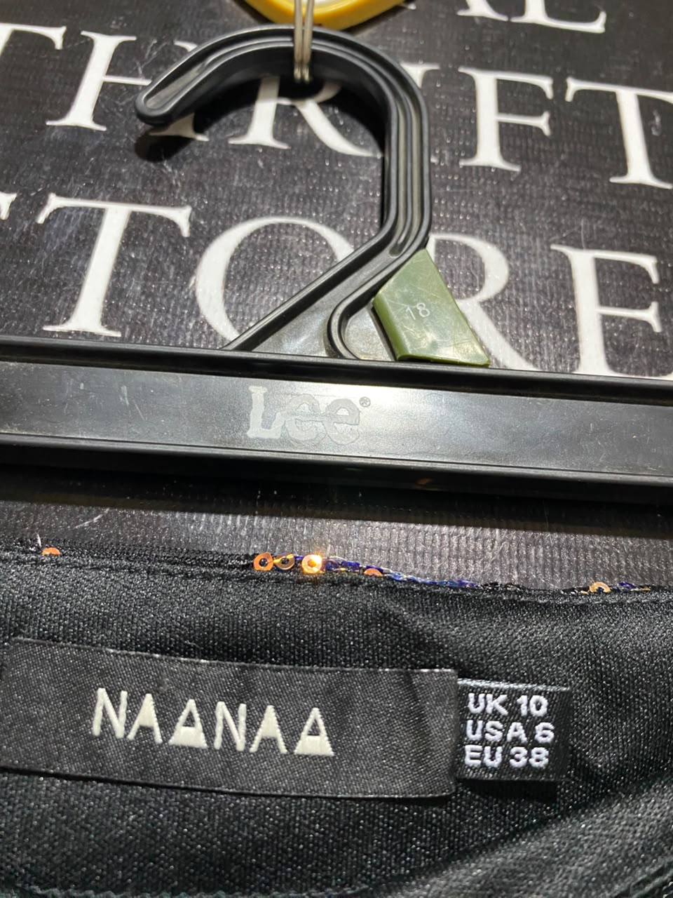 NAA NAA |M| WAIST 26| A19| BLACK SPARKLY BUTTERFLY SEQUIN MINI SKIRT
