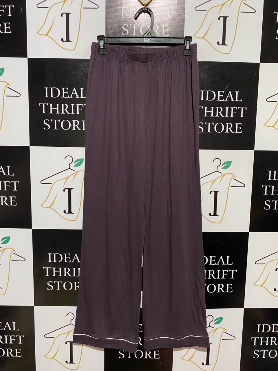 PRIMARK CARES |S| WAIST 26| A19| DARK PURPLE LOUNGE WIDE LEG PANTS