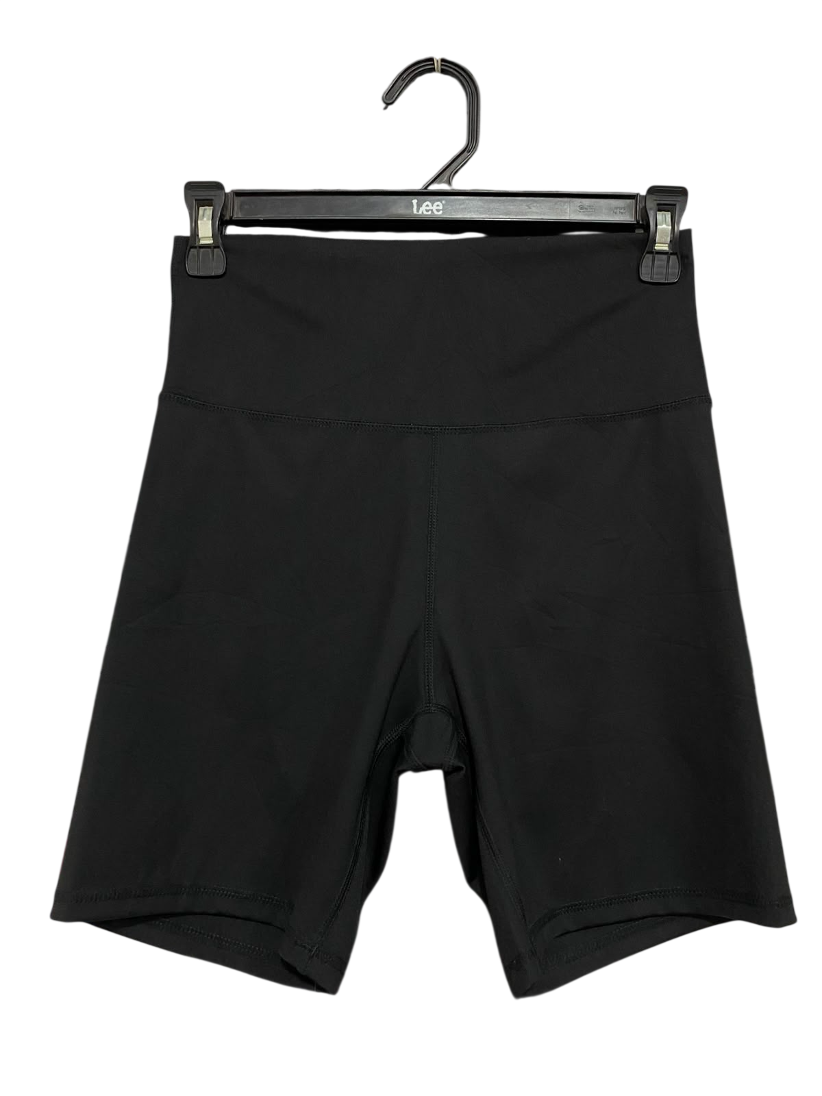 |XS| WAIST 24| A20| WOMEN'S BLACK HIGH WAIST BIKER SHORTS STRETCHY ACTIVEWEAR WORKOUT GYM SHORTS