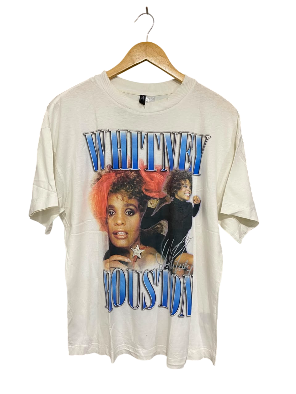 H&M |S| BUST 21| A20| WHITNEY HOUSTON VINTAGE GRAPHIC T-SHIRT