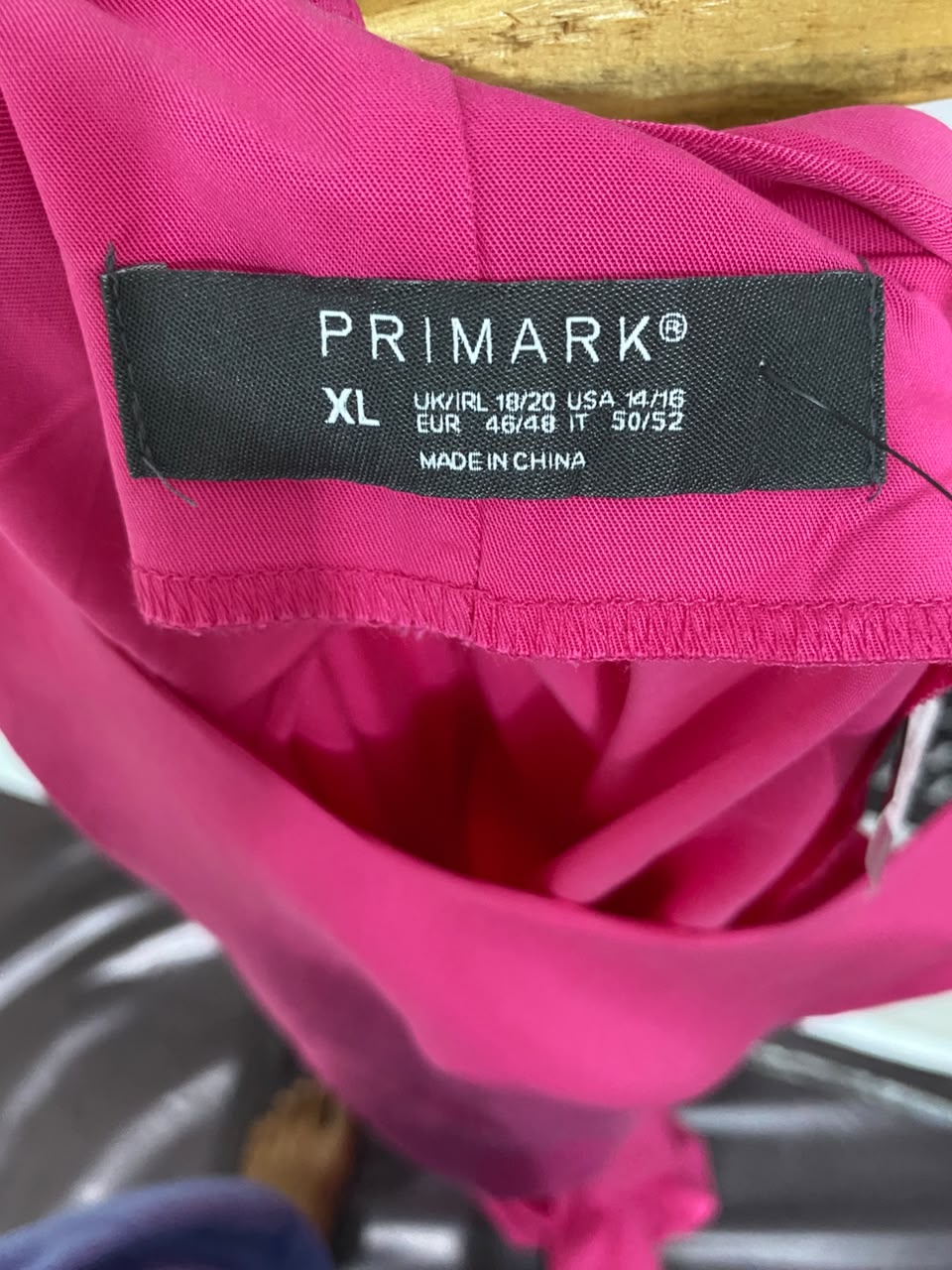 PRIMARK |XL| BUST 20| A21| HOT PINK SLEEVELESS TANK MAXI DRESS