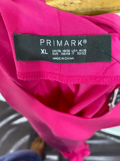 PRIMARK |XL| BUST 20| A21| HOT PINK SLEEVELESS TANK MAXI DRESS
