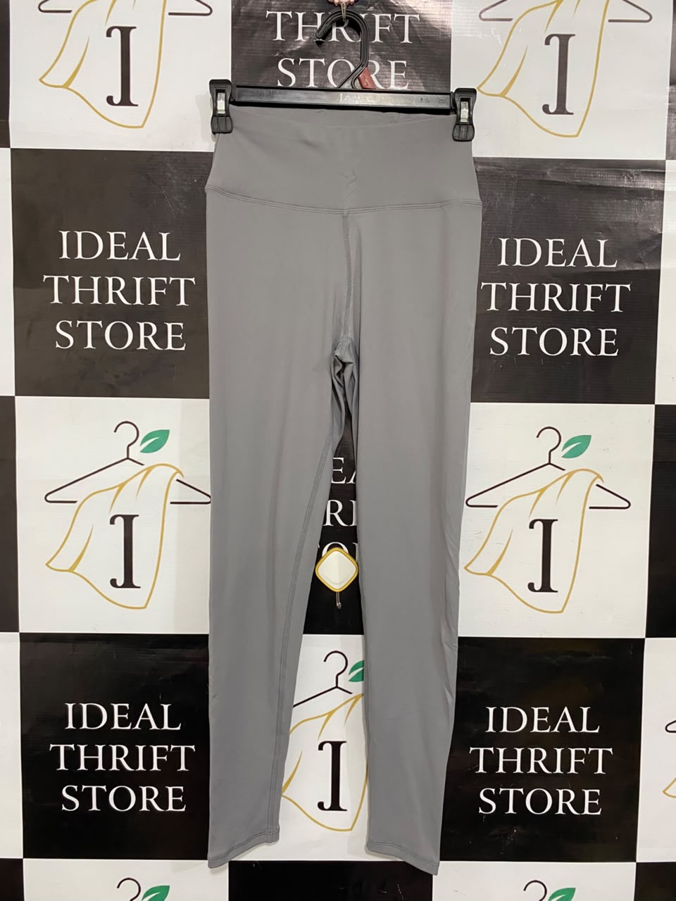 |S| WAIST 22| A20| GREY HIGH WAIST LEGGINGS STRETCHY ACTIVEWEAR WORKOUT YOGA PANTS