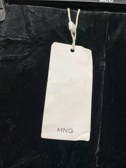 MNG |M| WAIST 30| A20| BLACK VELVET WIDE LEG PANTS LUXURIOUS EVENING TROUSERS