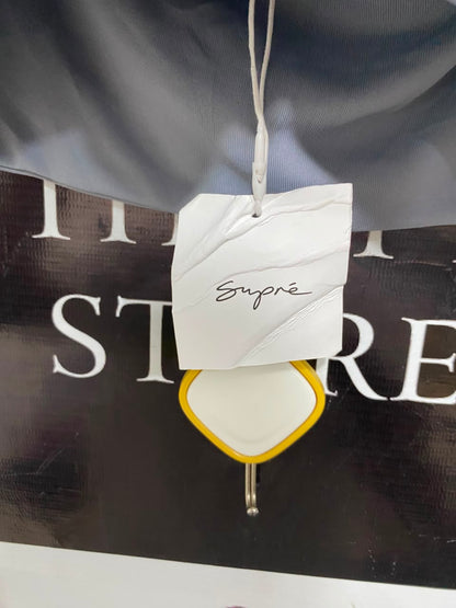 SUPRE |XS| BUST 13| A21| MINIMALIST SAGE GREY CAP SLEEVE BASIC T-SHIRT SLIM FIT ROUND NECK TOP