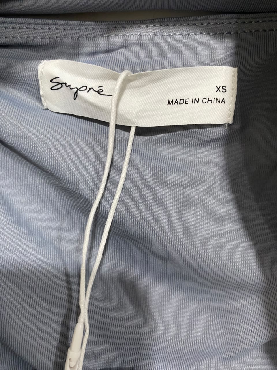 SUPRE |XS| BUST 13| A21| MINIMALIST SAGE GREY CAP SLEEVE BASIC T-SHIRT SLIM FIT ROUND NECK TOP