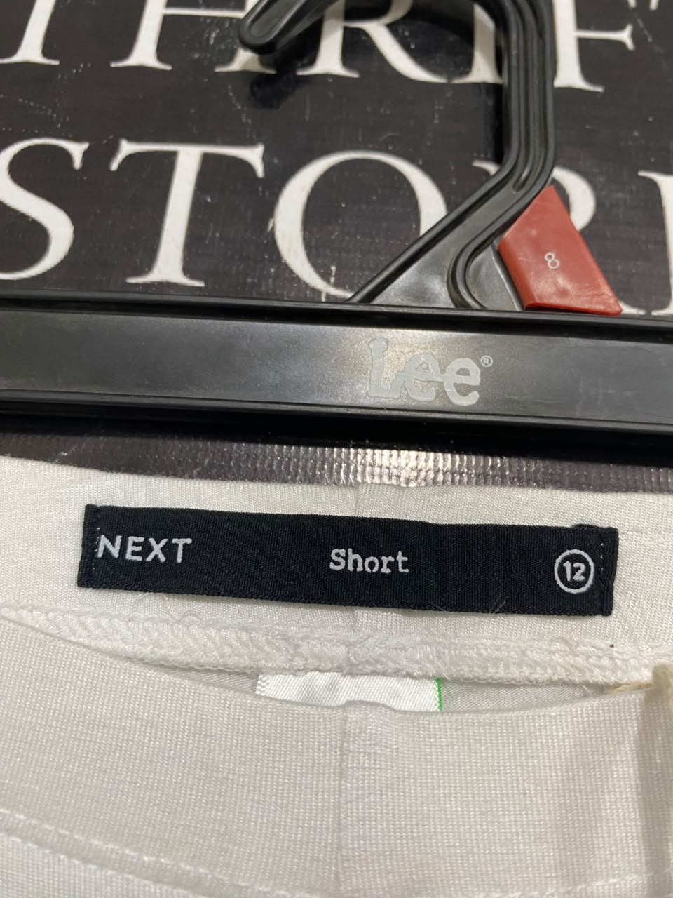 NEXT |M| WAIST 28| A21| WHITE BIKER SHORTS ECOVERO VISCOSE STRETCH CASUAL ACTIVEWEAR