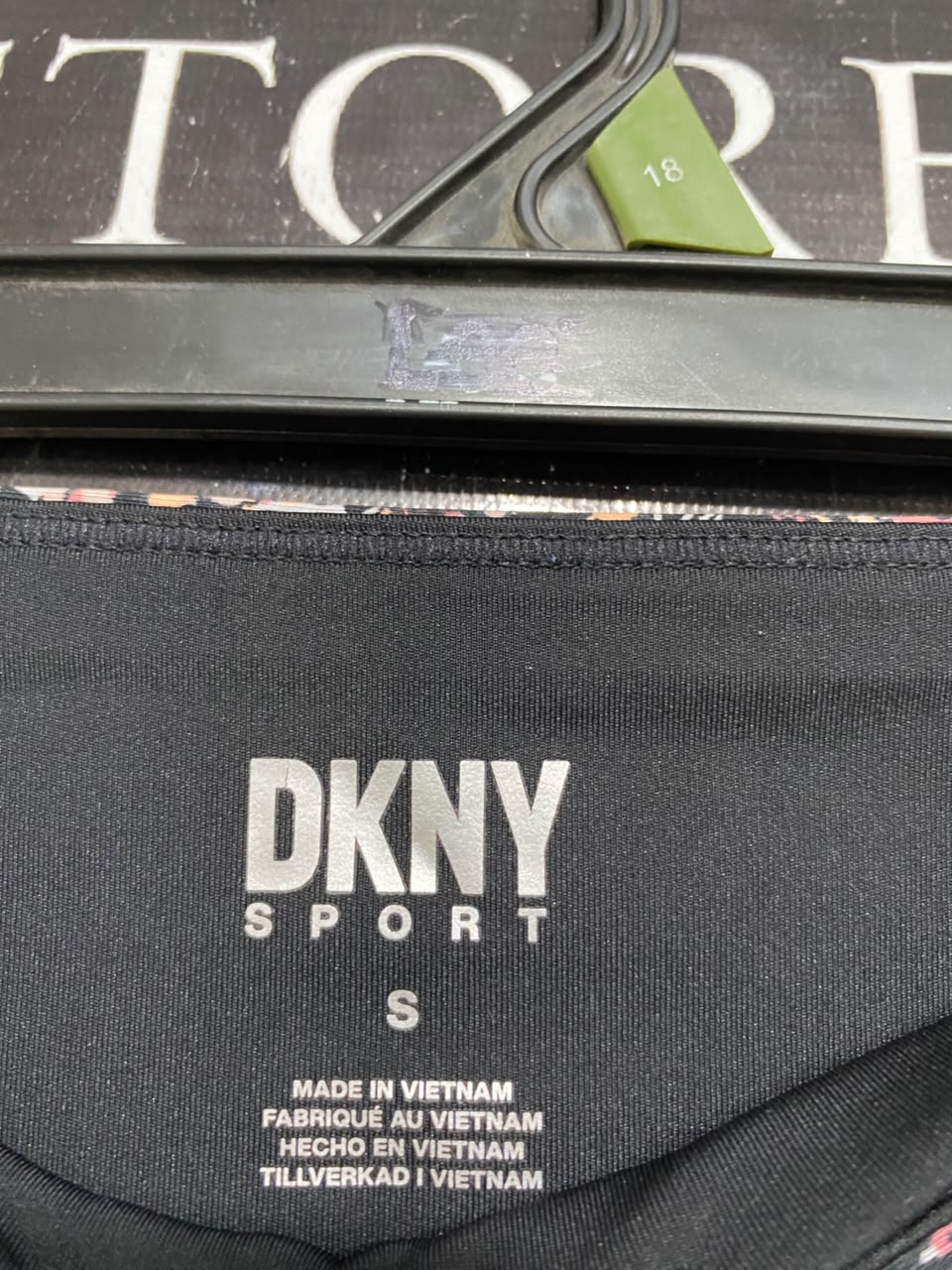 DKNY SPORT |S| WAIST 24| A22| MULTI-COLOR PAINT SPLATTER ATHLETIC LEGGINGS | HIGH-WAISTED WORKOUT TIGHTS