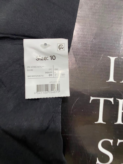 ANKO |XS| WAIST 22| A22| BLACK HIGH-WAISTED SHAPEWEAR BOOTY SHORTS | SEAMLESS TUMMY CONTROL UNDERGARMENT