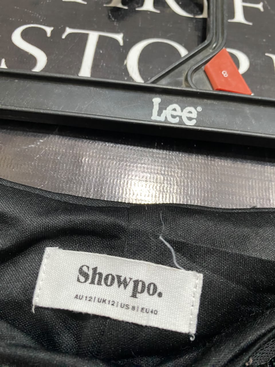 SHOWPO |M| WAIST 28| A22| BLACK SEQUIN WIDE-LEG TROUSERS | GLAMOROUS SPARKLY FULL-LENGTH PARTY PANTS