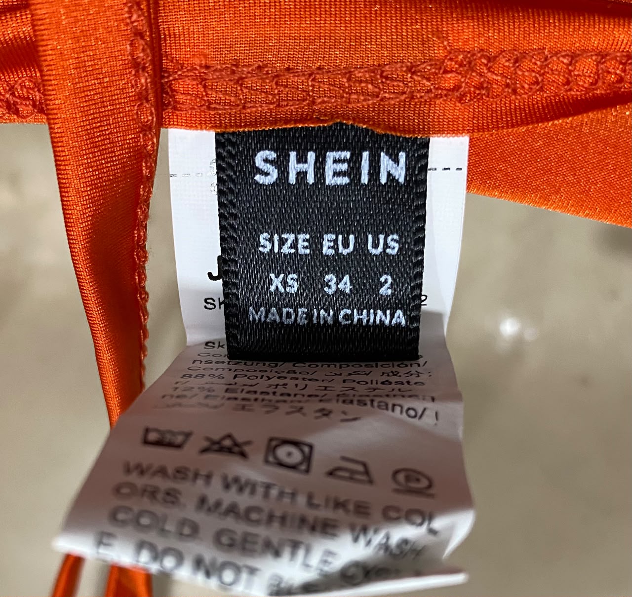 SHEIN |XS| A22| BRIGHT ORANGE HALTER CUTOUT TWO-PIECE MAXI DRESS | VIBRANT SLIT SARONG SKIRT SET