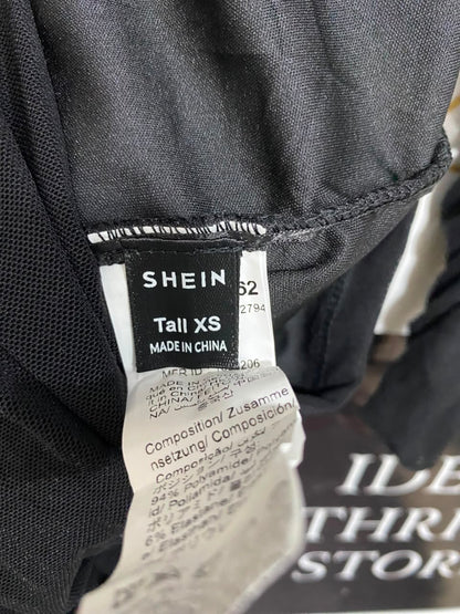 SHEIN |XS| BUST 13| A22| BLACK OFF-SHOULDER RUCHED LONG-SLEEVE MAXI DRESS | ELEGANT COCKTAIL PARTY DRESS