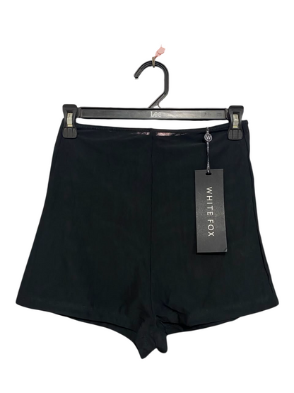 WHITE FOX |S| WAIST 25| A22| BLACK HIGH-WAISTED CASUAL SHORTS | BASIC ELEGANT BOOTY SHORTS