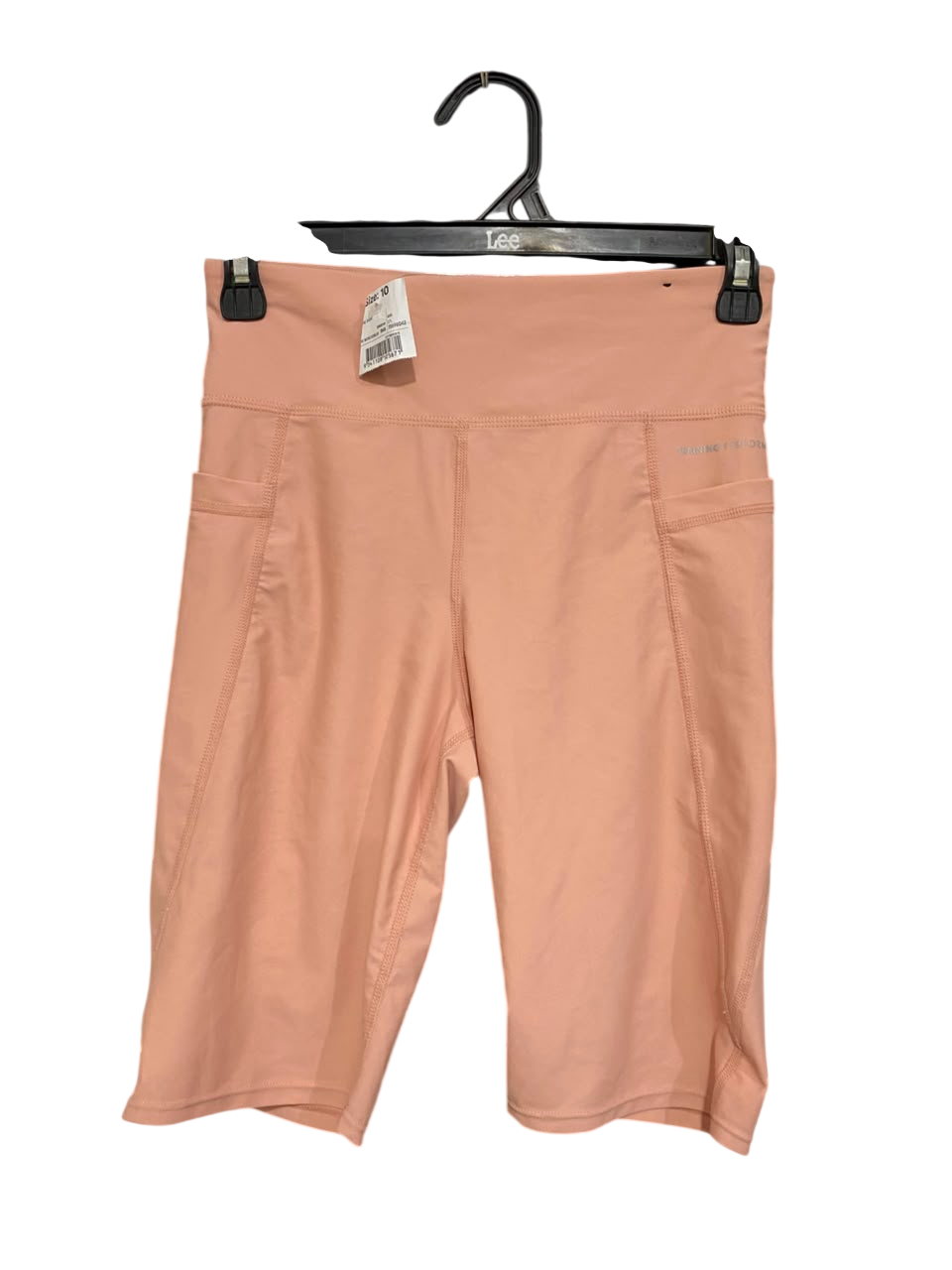 ANKO ACTIVE |XS| WAIST 24| A22| DUSTY PEACH HIGH-WAISTED ACTIVE BIKER SHORTS | POCKET GYM ATHLEISURE SHORTS