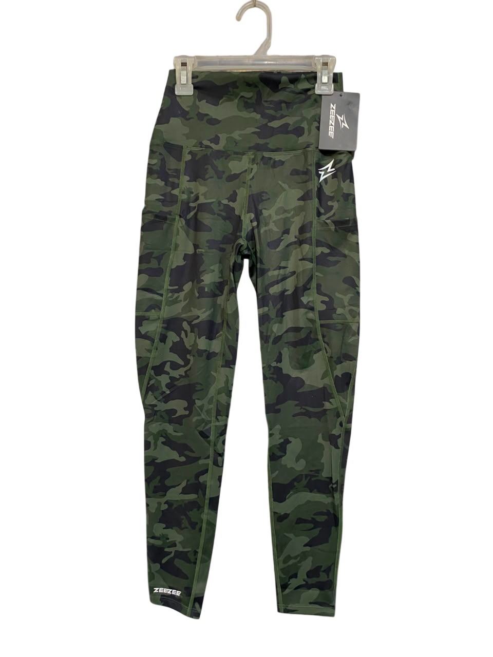 ZEE ZEE |XS| WAIST 21| A23| CAMOUFLAGE PRINT HIGH-WAISTED ACTIVE LEGGINGS