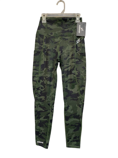 ZEE ZEE |XS| WAIST 21| A23| CAMOUFLAGE PRINT HIGH-WAISTED ACTIVE LEGGINGS