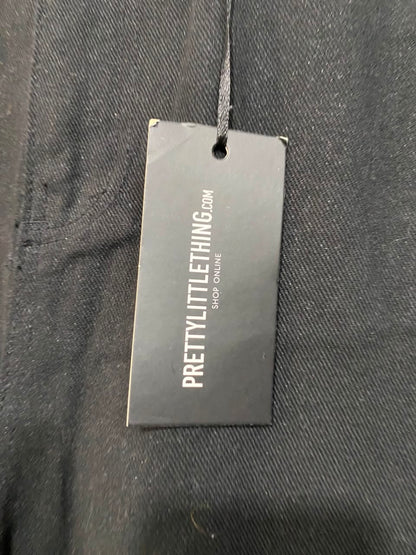 PRETTYLITTLE THING |XL| WAIST 33| A23| BLACK STRAIGHT-LEG DENIM JEANS