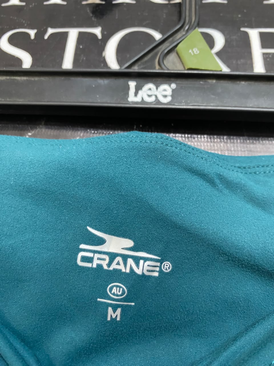 CRANE |M| WAIST 24| A23| TEAL HIGH-WAISTED FULL-LENGTH ACTIVE LEGGINGS