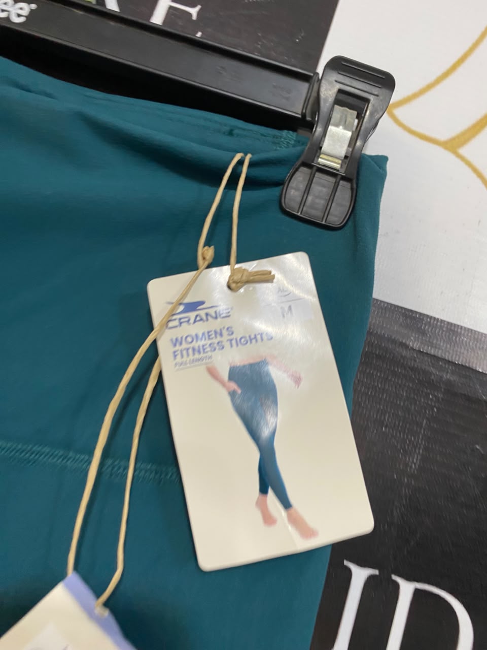CRANE |M| WAIST 24| A23| TEAL HIGH-WAISTED FULL-LENGTH ACTIVE LEGGINGS