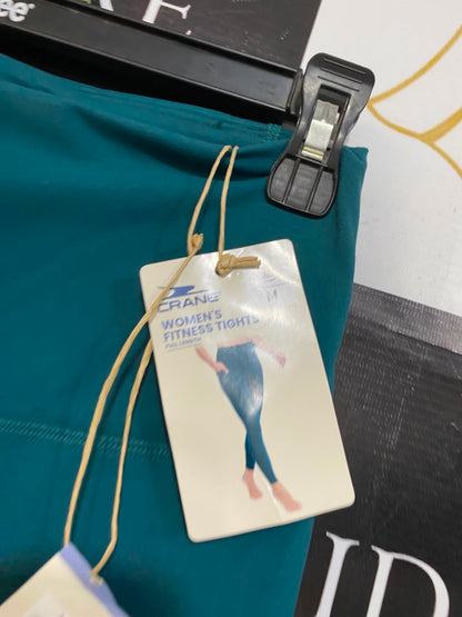 CRANE |M| WAIST 24| A23| TEAL HIGH-WAISTED FULL-LENGTH ACTIVE LEGGINGS