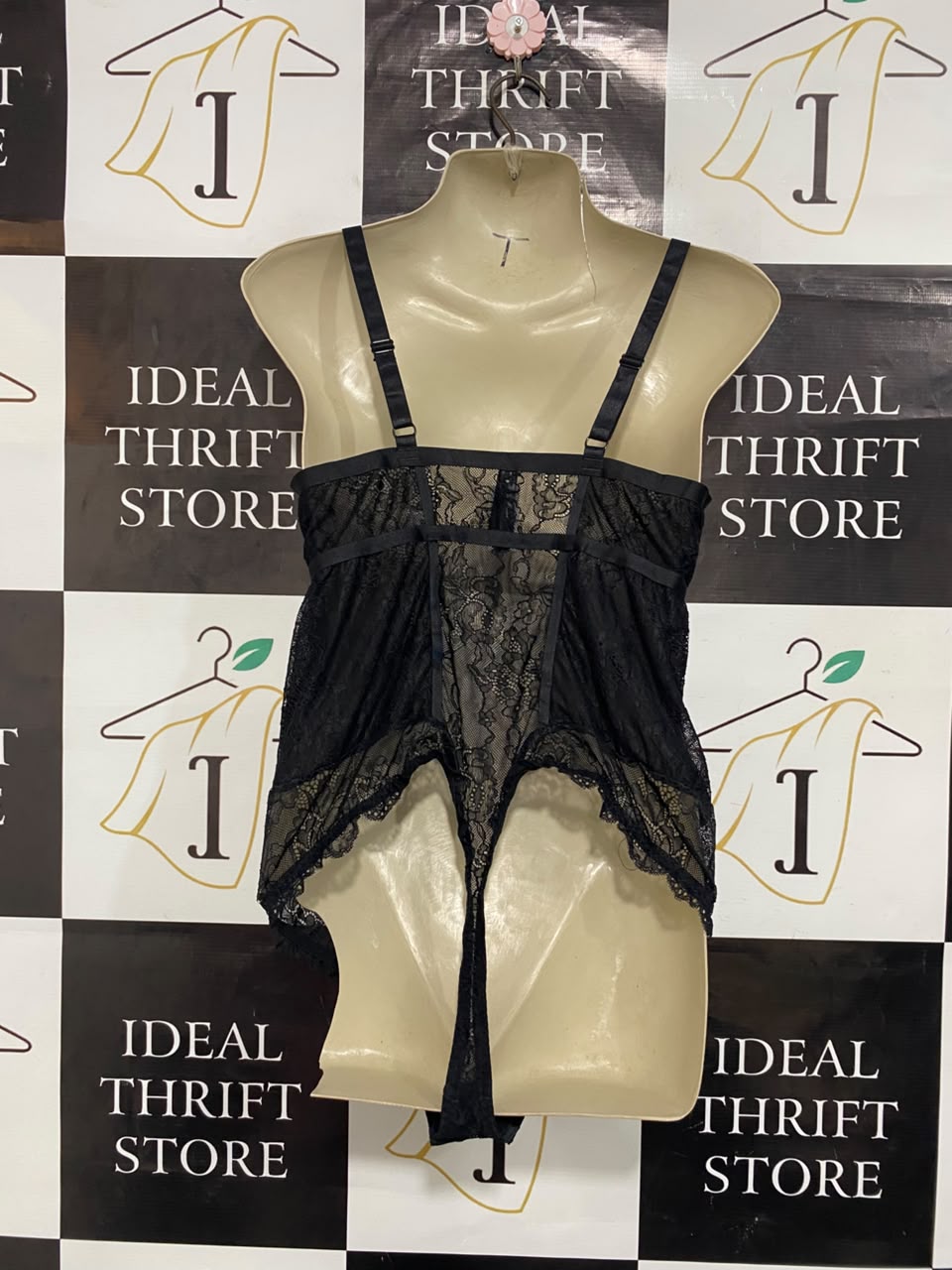 TORRID |S| BUST 15| A23| BLACK LACE STRAPPY RHINESTONE-ACCENTED BODYSUIT | ELEGANT LINGERIE SLEEPWEAR