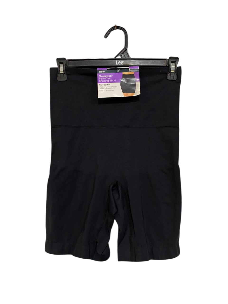ANKO |S| WAIST 26| A23| BLACK SEAMLESS FIRM CONTROL SHAPEWEAR SHAPING SHORTS