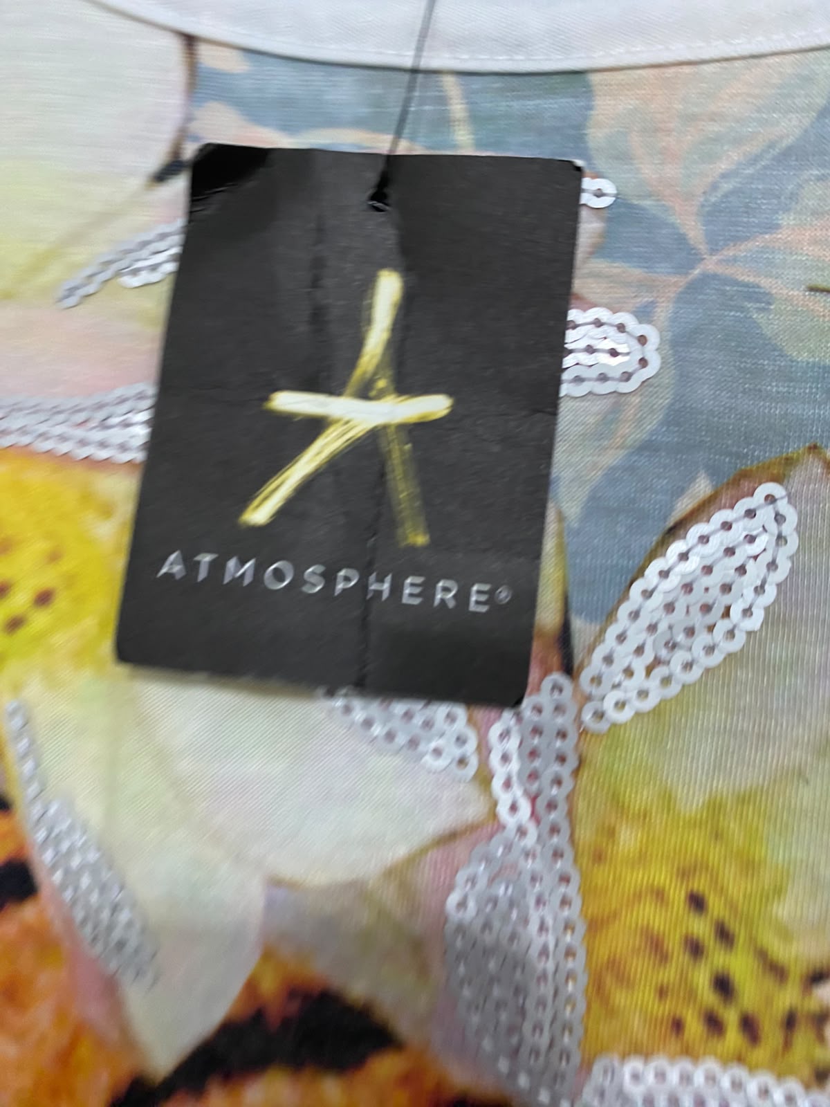 ATHSPHERE |L| BUST FREE| A23| TIGER AND FLORAL PRINT COLD-SHOULDER SHORT-SLEEVE TEE | BOLD STATEMENT BLOUSE