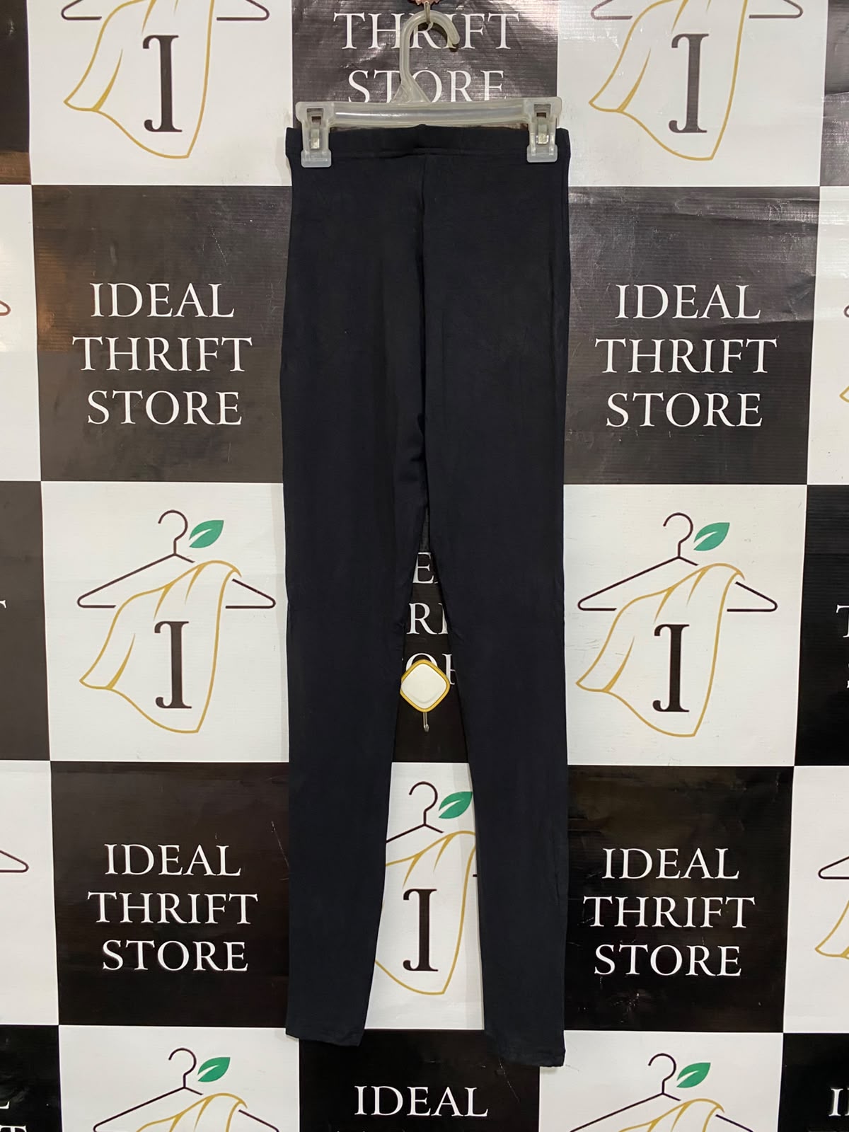 GEORGE |XS| WAIST 20| A23| CLASSIC BLACK HIGH-WAIST STRETCH LEGGINGS | ESSENTIAL EVERYDAY CASUAL PANTS